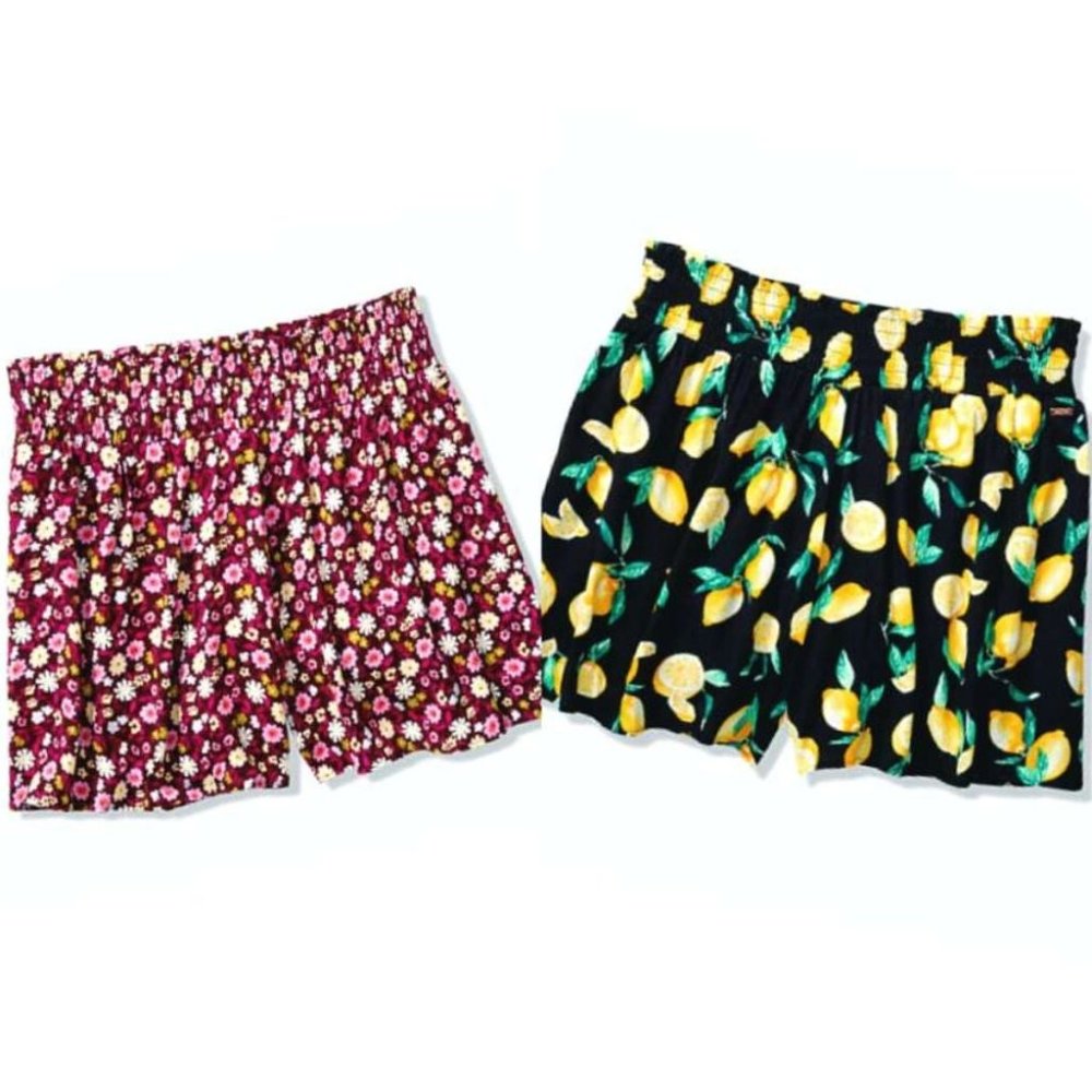 Victoria's Secret PINK Smocked Shorts Bundle X2